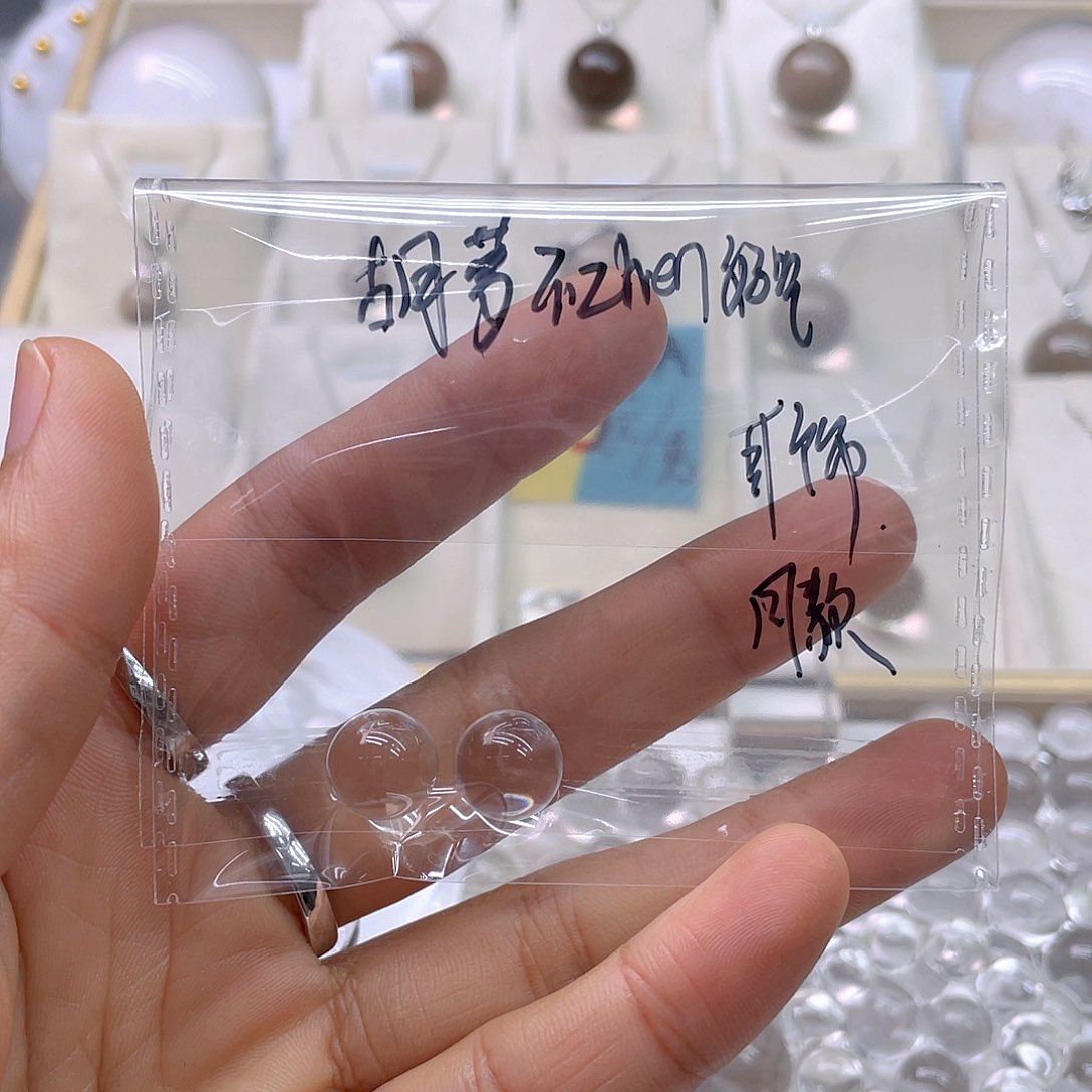 水晶非金属DIY耳饰