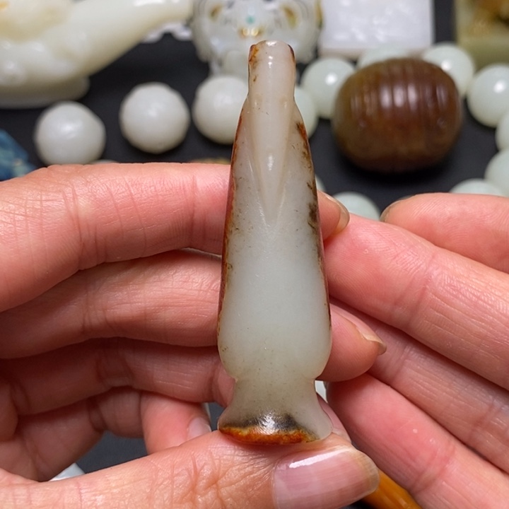 南***迪和田玉未镶嵌挂件