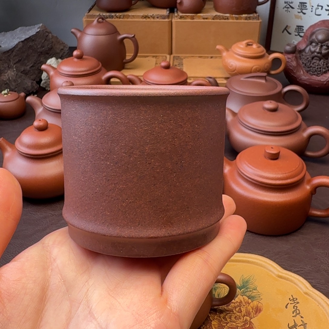 茶壶紫砂特练紫泥  140主人杯