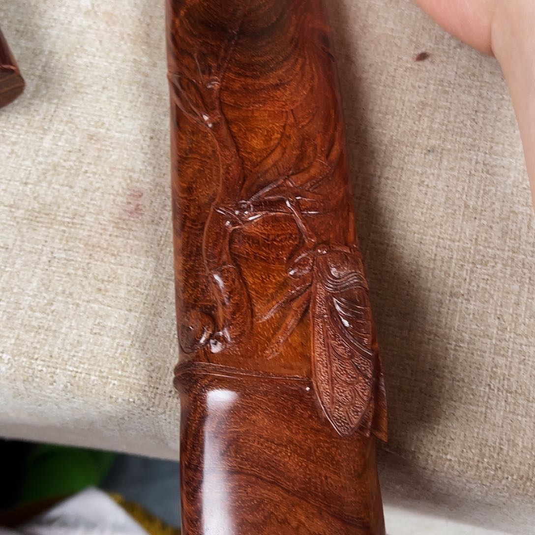 黄花梨/降香黄檀把件摆件