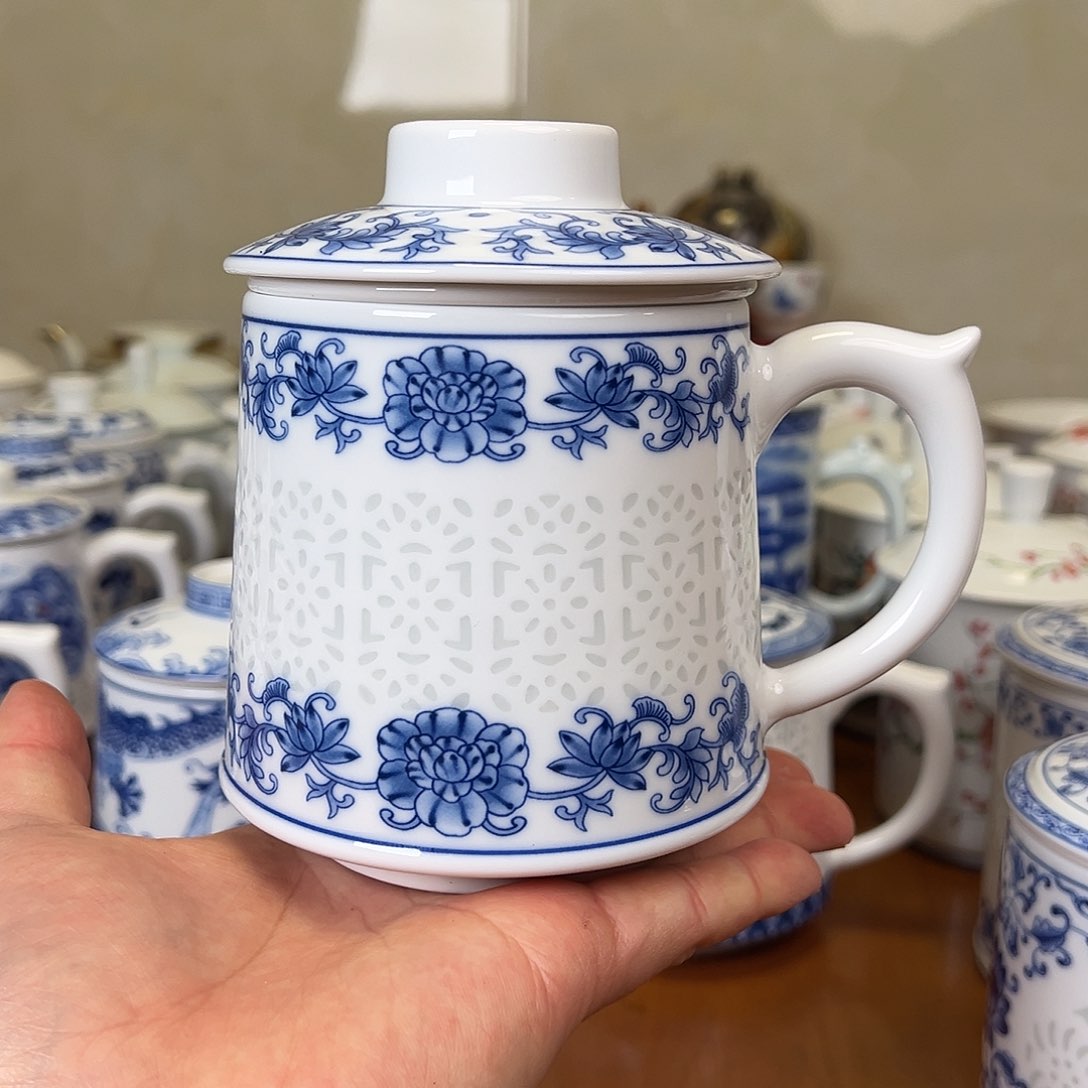 景德镇高温陶瓷办公杯