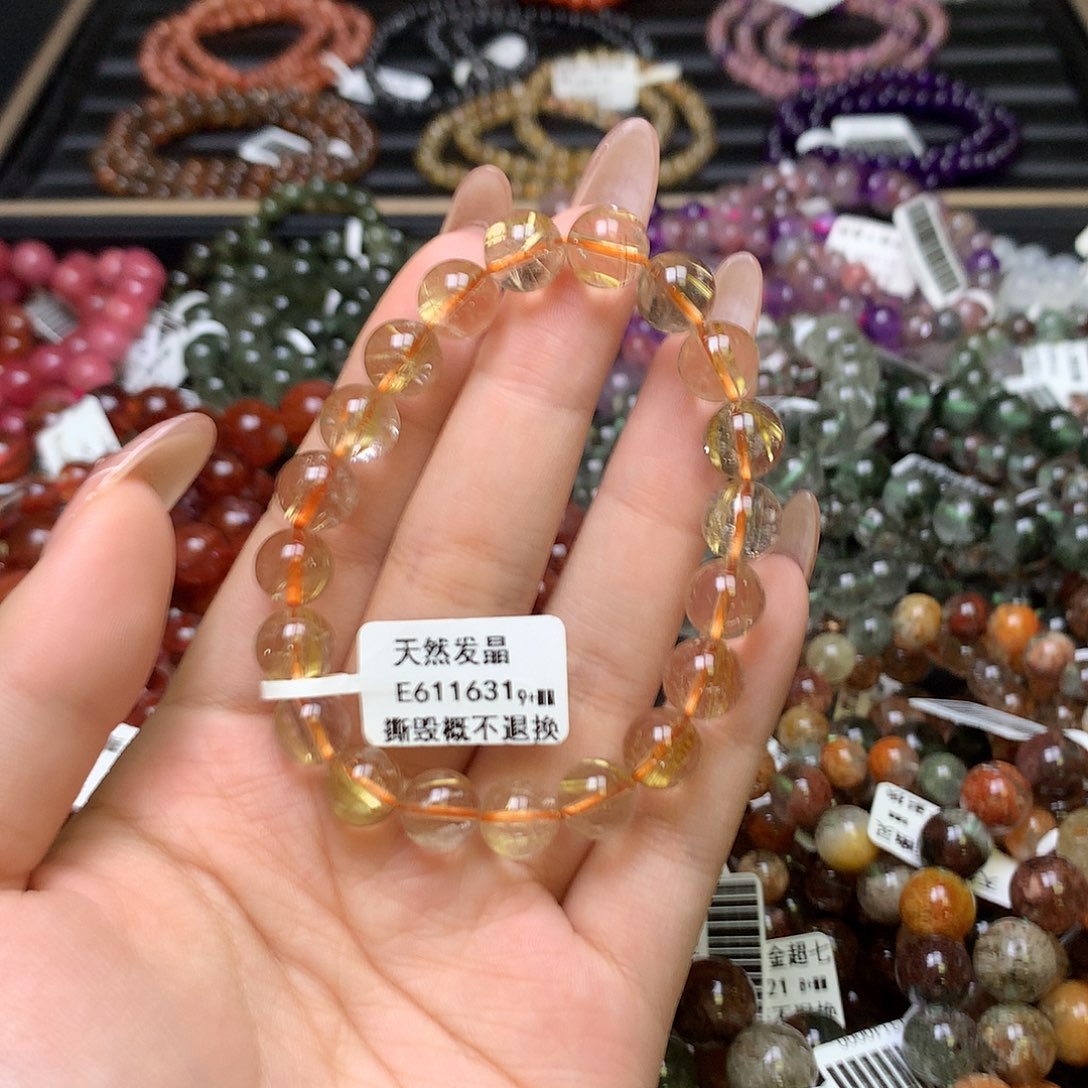 水晶手链未镶嵌，