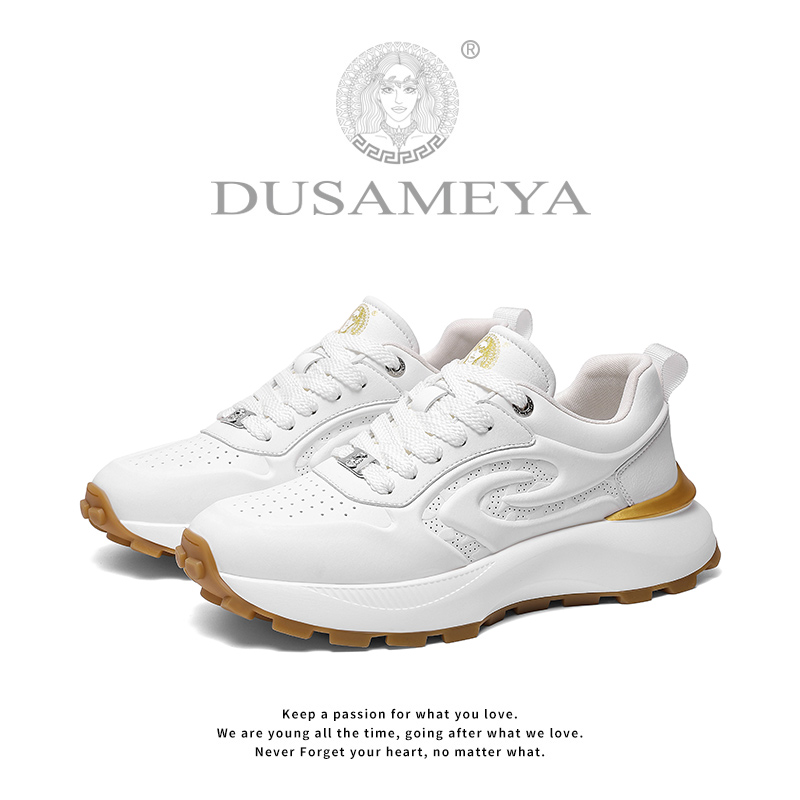 DUSAMEYA/杜莎米娅男鞋秋冬款百搭防滑休闲鞋轻便舒适运动休闲鞋