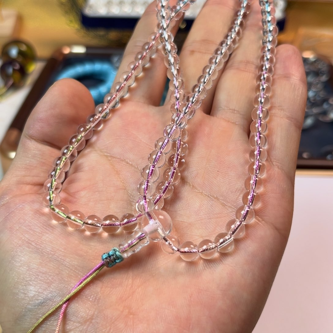 【闪购商品】水晶手链未镶嵌彩色108 6m