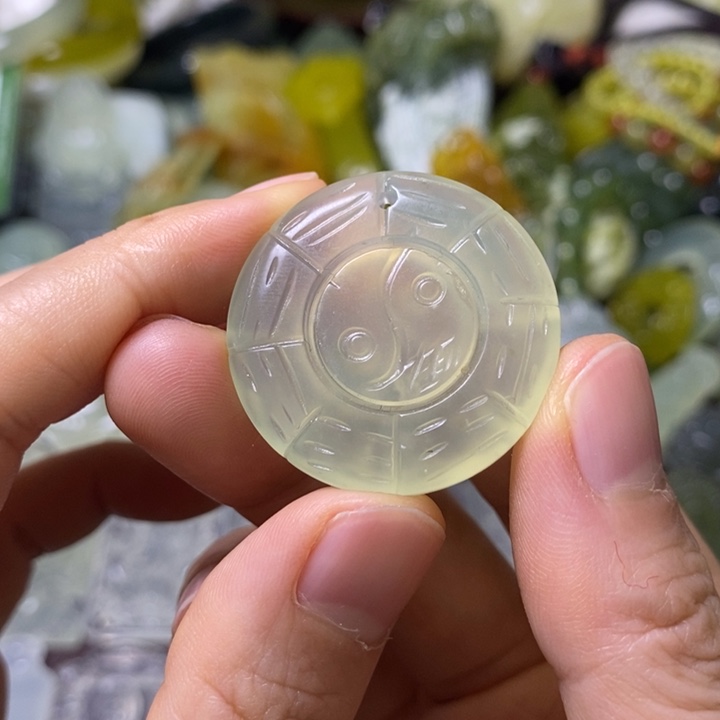 岫玉岫玉挂件未镶嵌