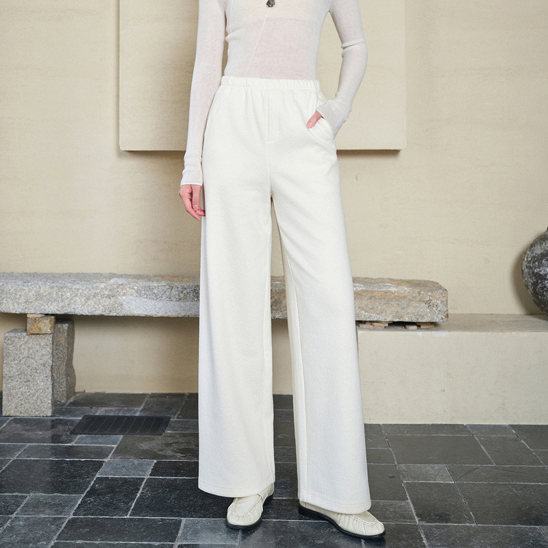 【尚雅专属】MOFAN摩凡秋新款米色休闲裤MDK581566