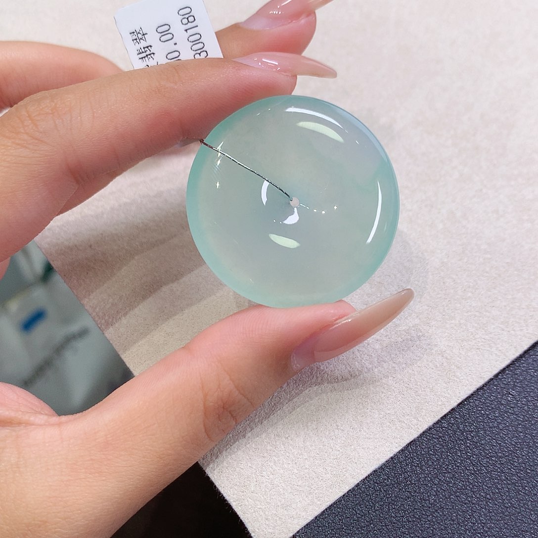 翡翠未镶嵌吊坠(不含链)35.5-6.4