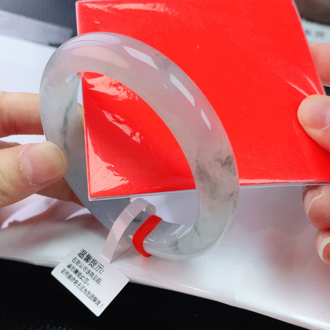 未镶嵌手镯翡翠59圈