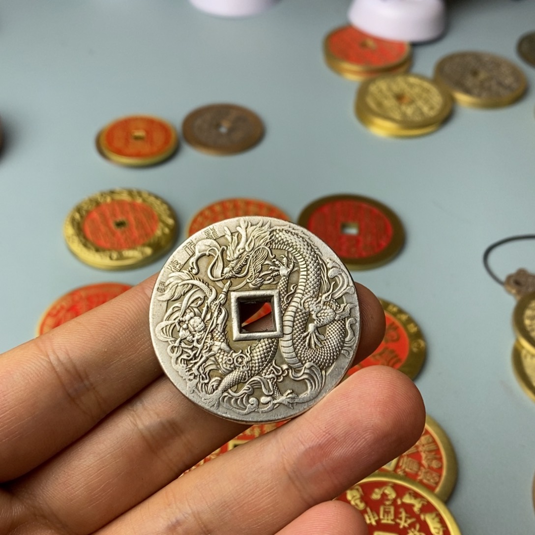 铜现代仿制工艺文创铜币