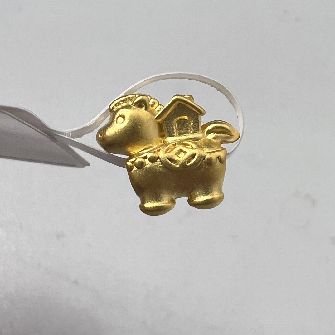 【夏夏专享】足金999 马上有房 ZP 0.33 攒金有道