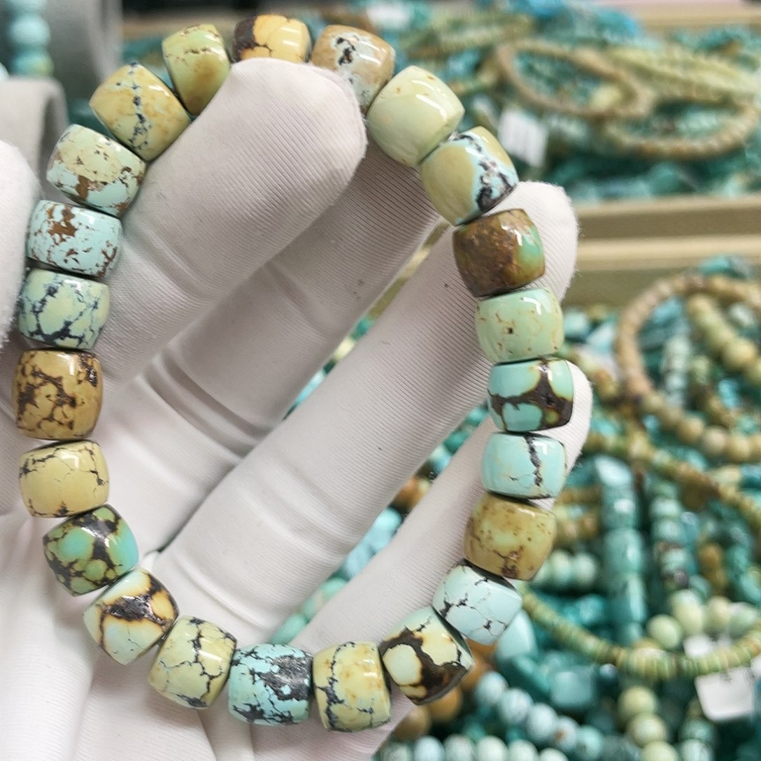 【闪购商品】绿松石珠宝奇石未镶嵌卡9