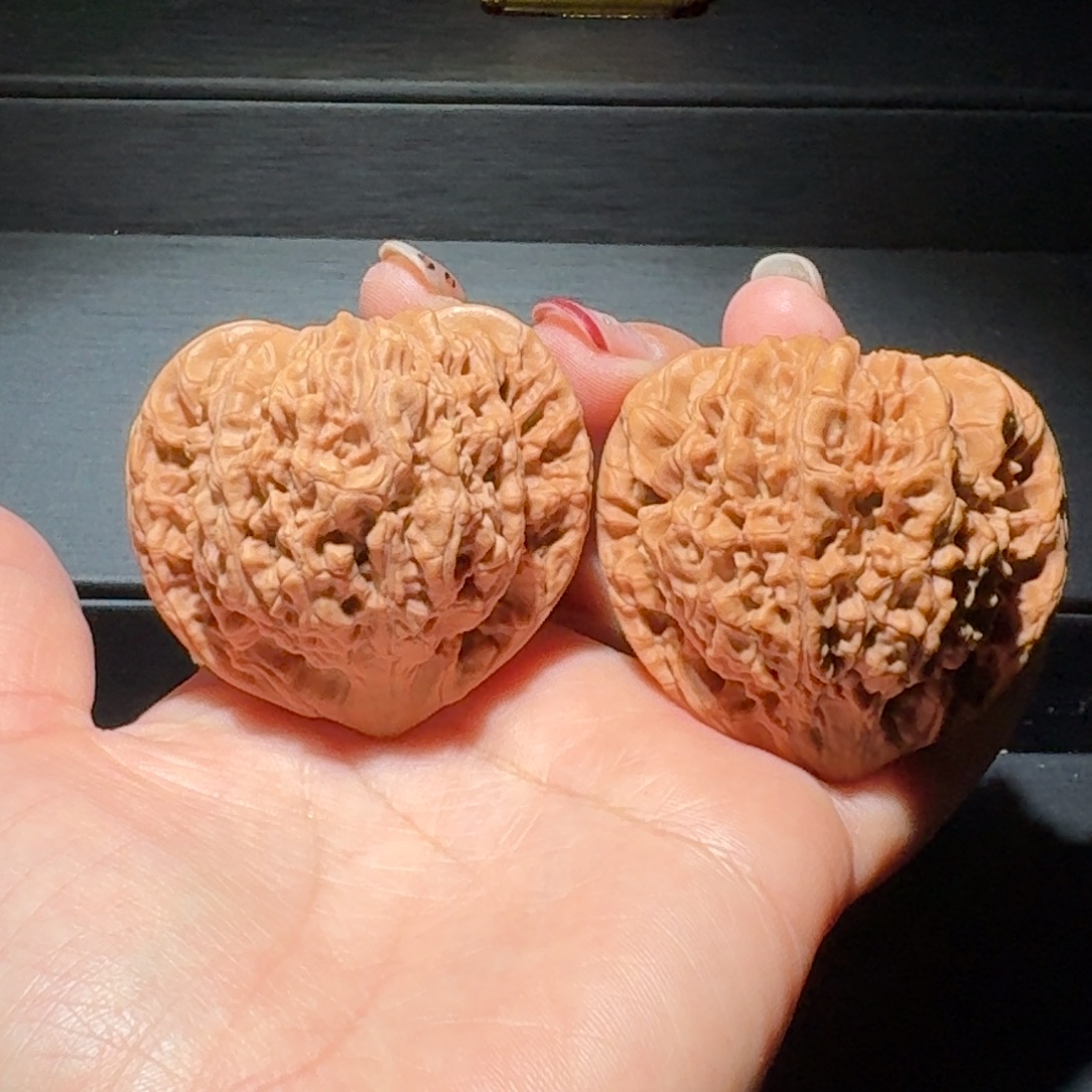 吊坠文玩核桃麒麟纹大官帽