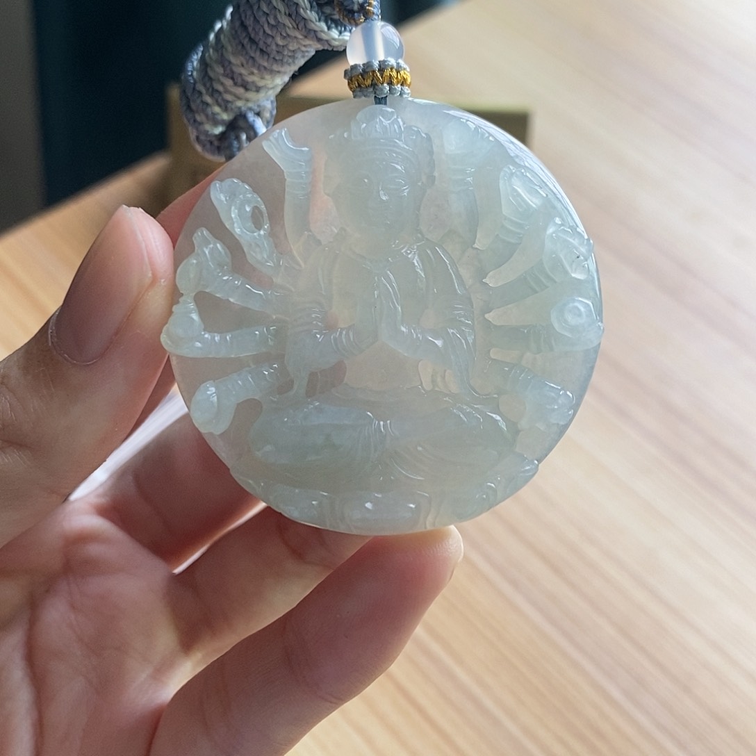 【闪购商品】颈饰未镶嵌翡翠天然缅甸A货翡翠