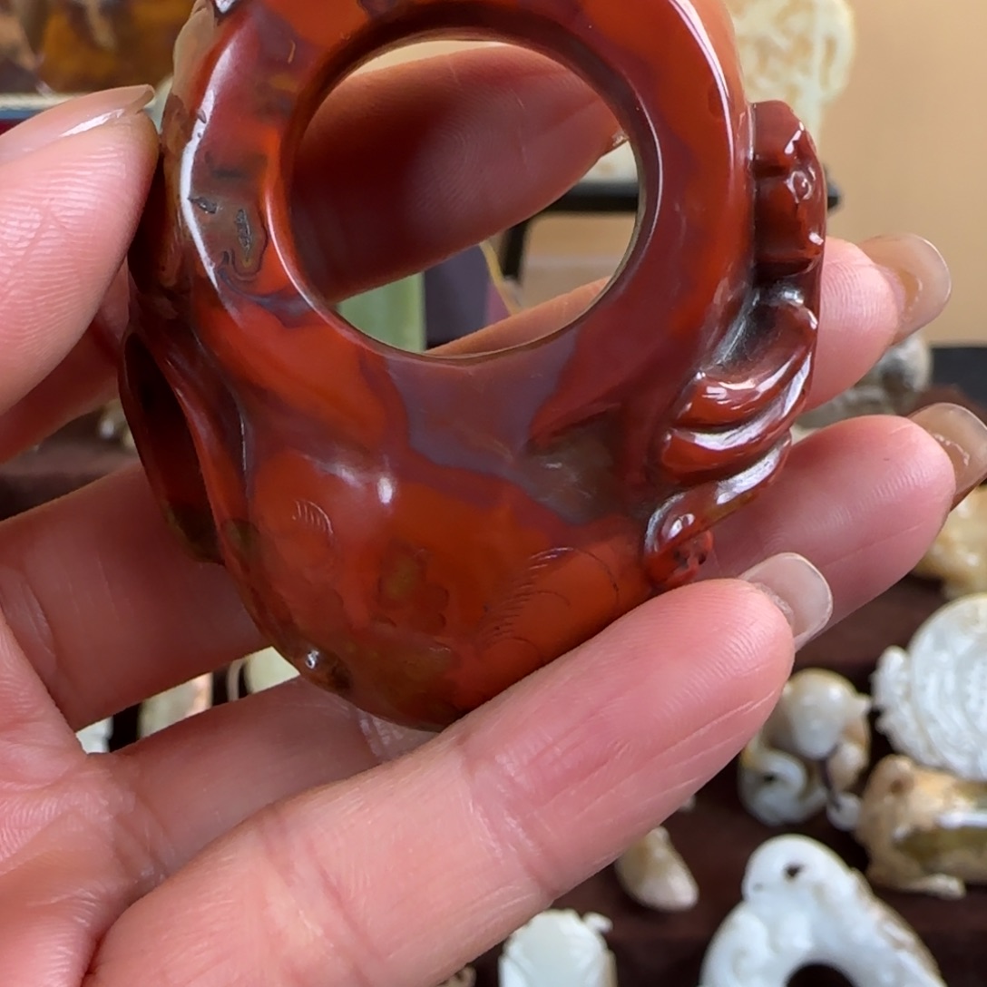 金***岭玛瑙/玉髓合金颈饰