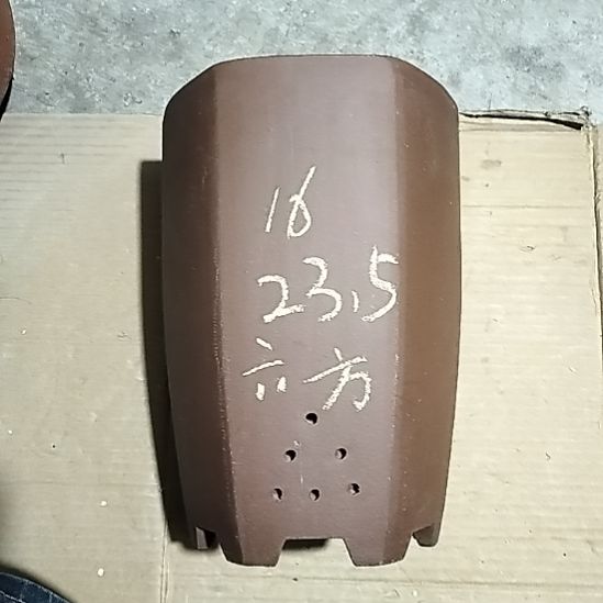 紫砂六方一个紫砂