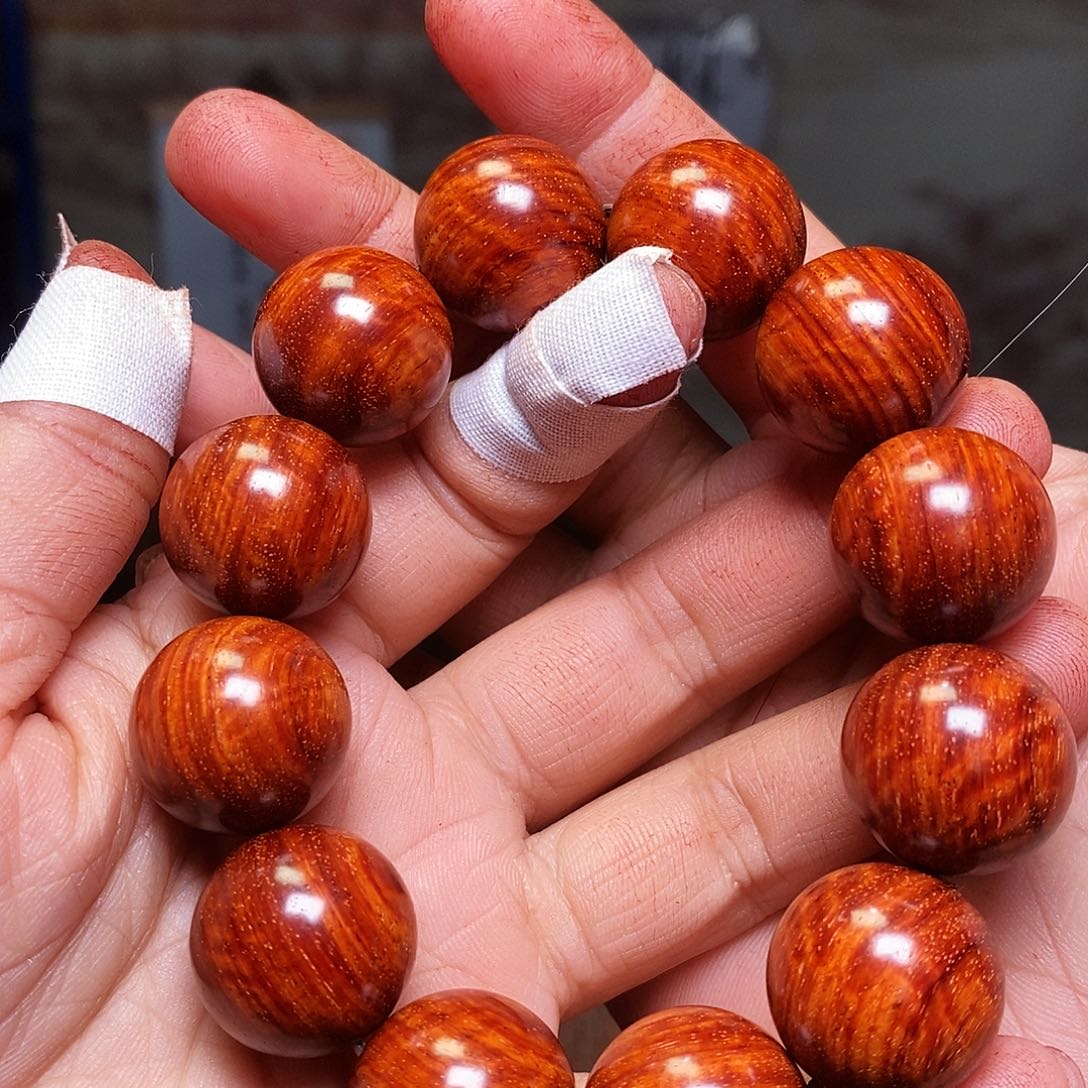 檀香紫檀（小叶紫檀）手串韵水波2.0