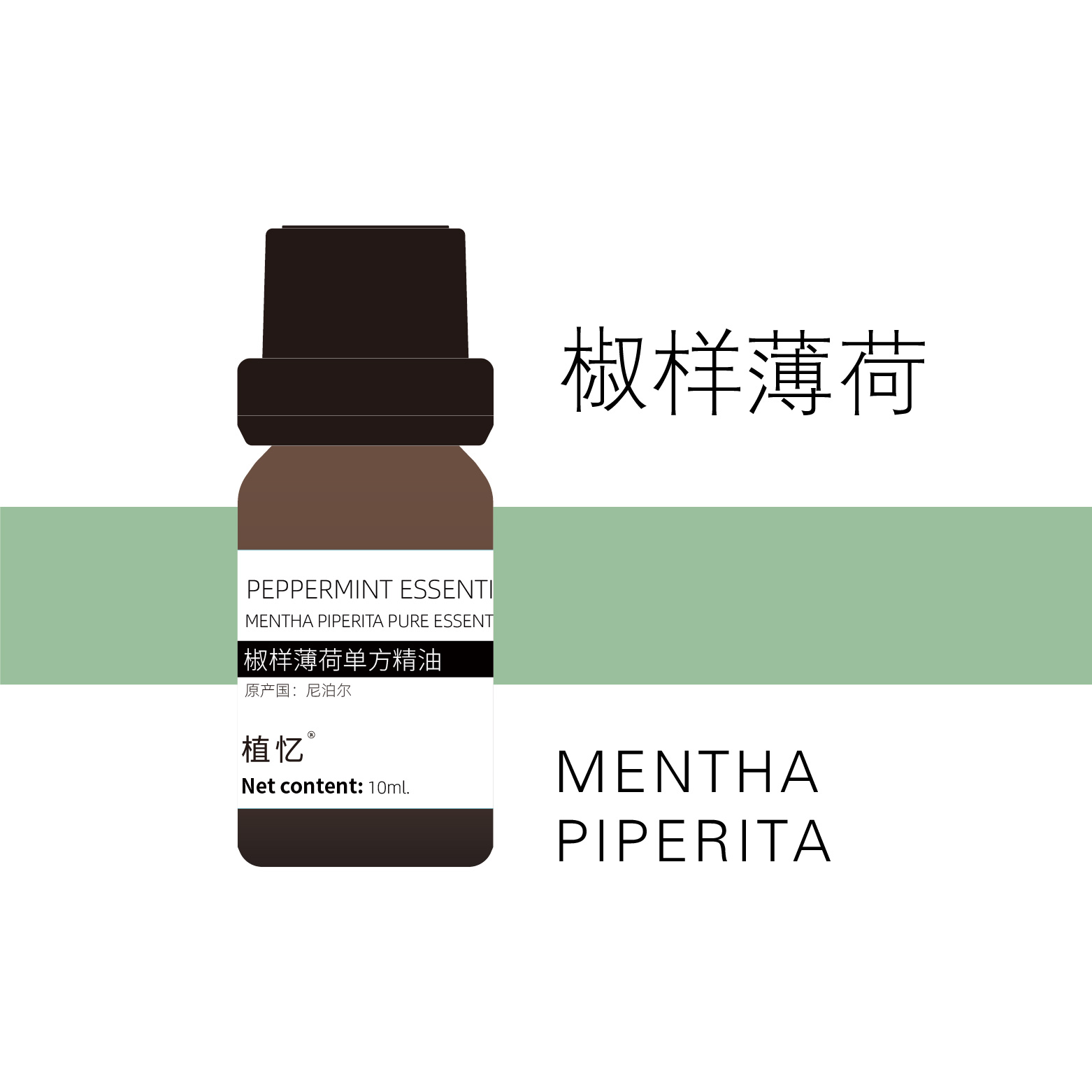 （福利品）植忆椒样薄荷精油 尼泊尔 薄荷植物单方精油