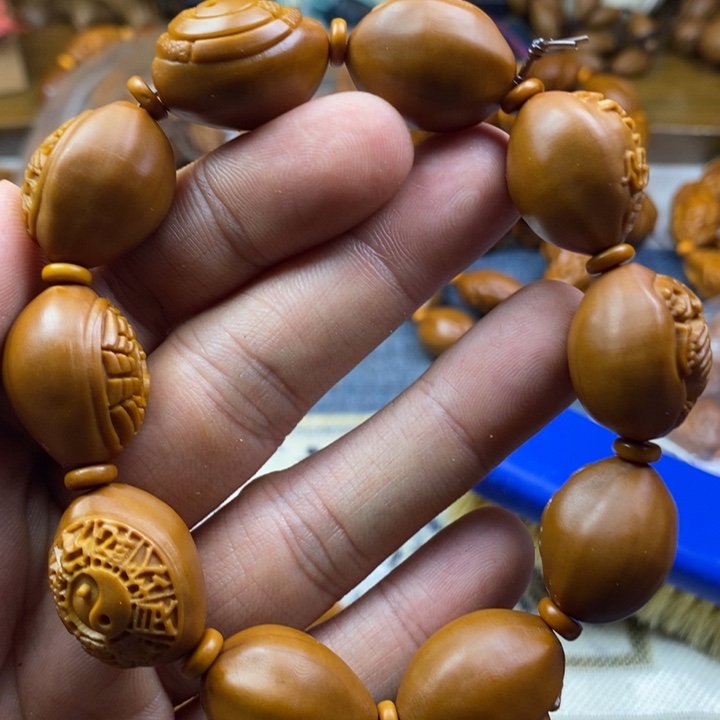 橄榄核手串/手链橄榄核雕工艺手串