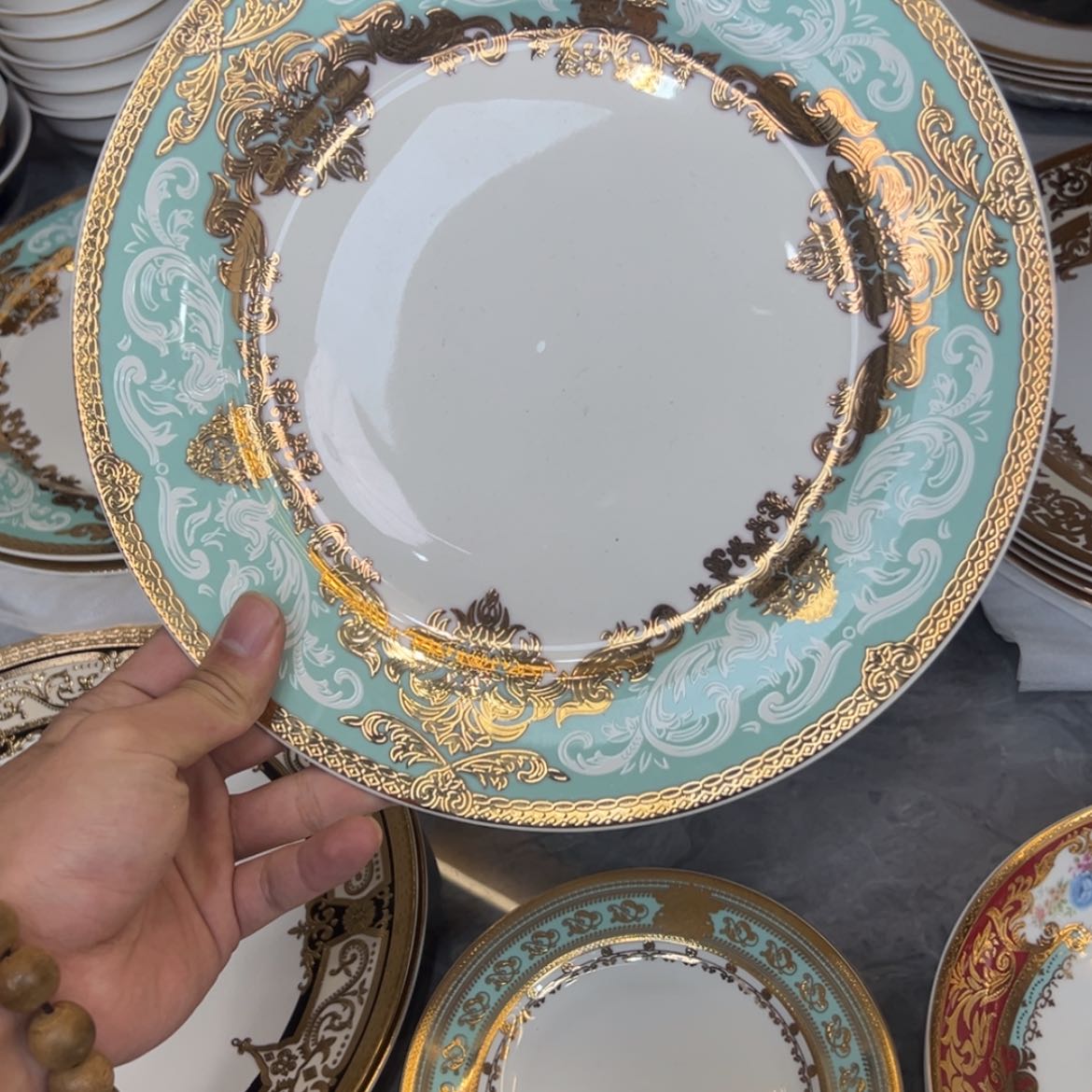 【闪购商品】瓷片10.5寸平盘两个一单福利价