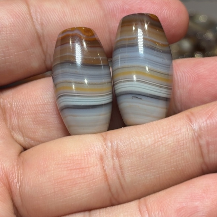 玛瑙/玉髓散珠_HEIMORI 天然天珠