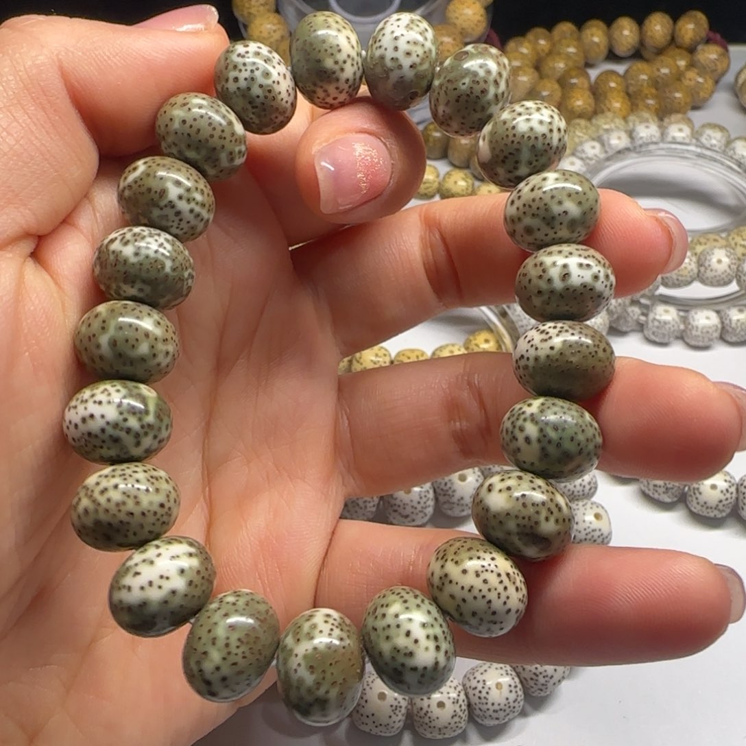 星月菩提吊坠1310青花瓷胖苹果