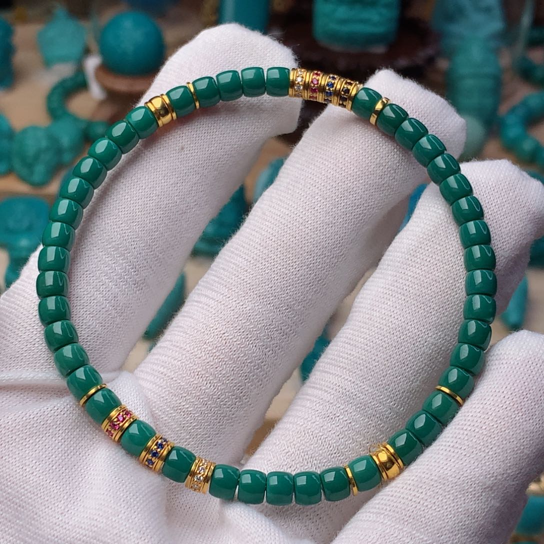 绿松石珠宝奇石未镶嵌