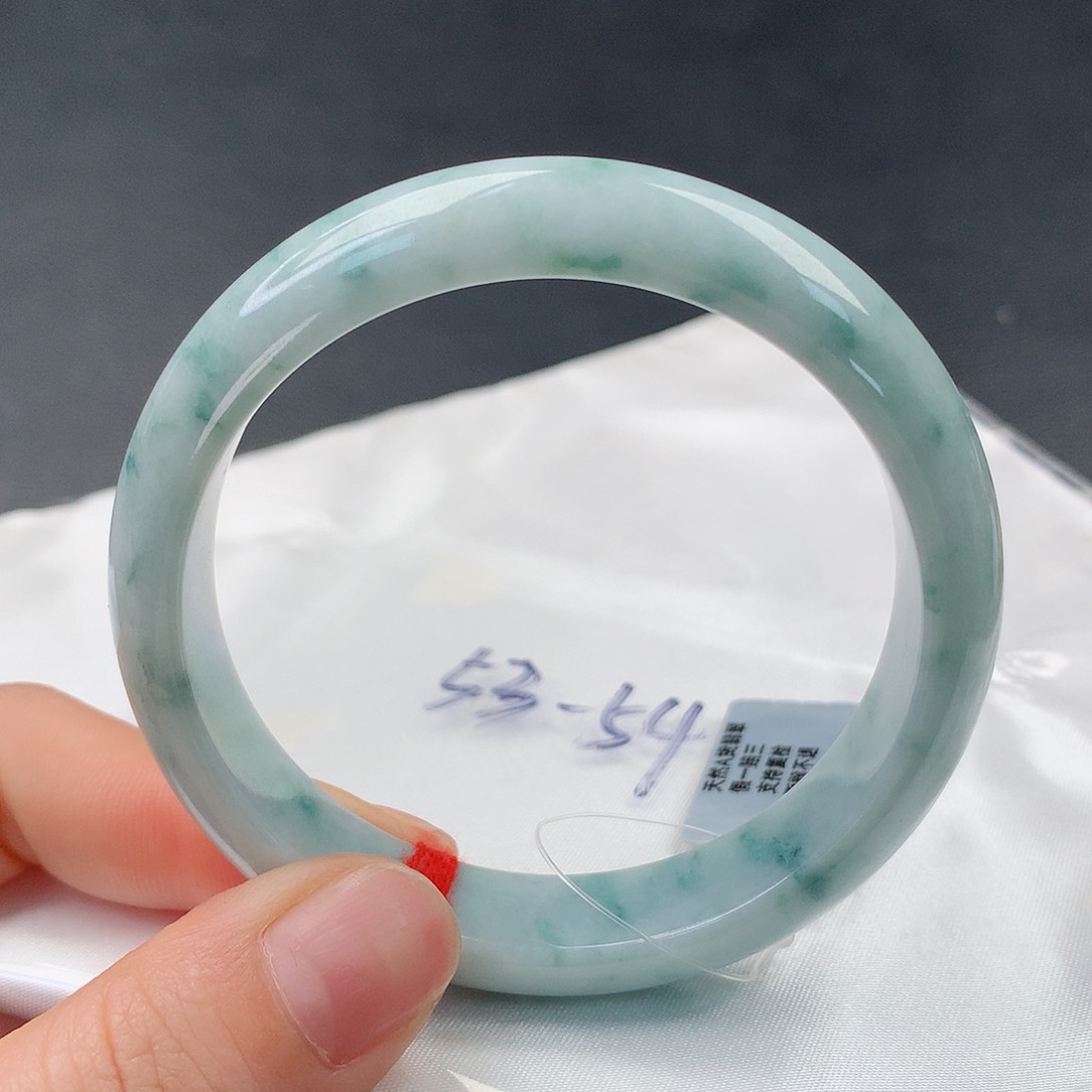 翡翠手镯未镶嵌24正54