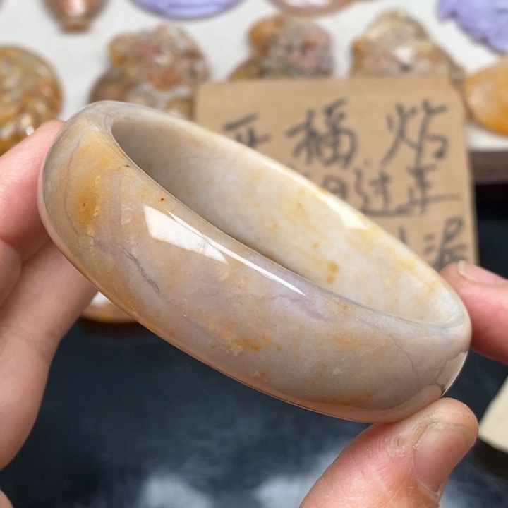 硅化珊瑚（珊瑚玉）手镯（开口镯）未镶嵌54.5