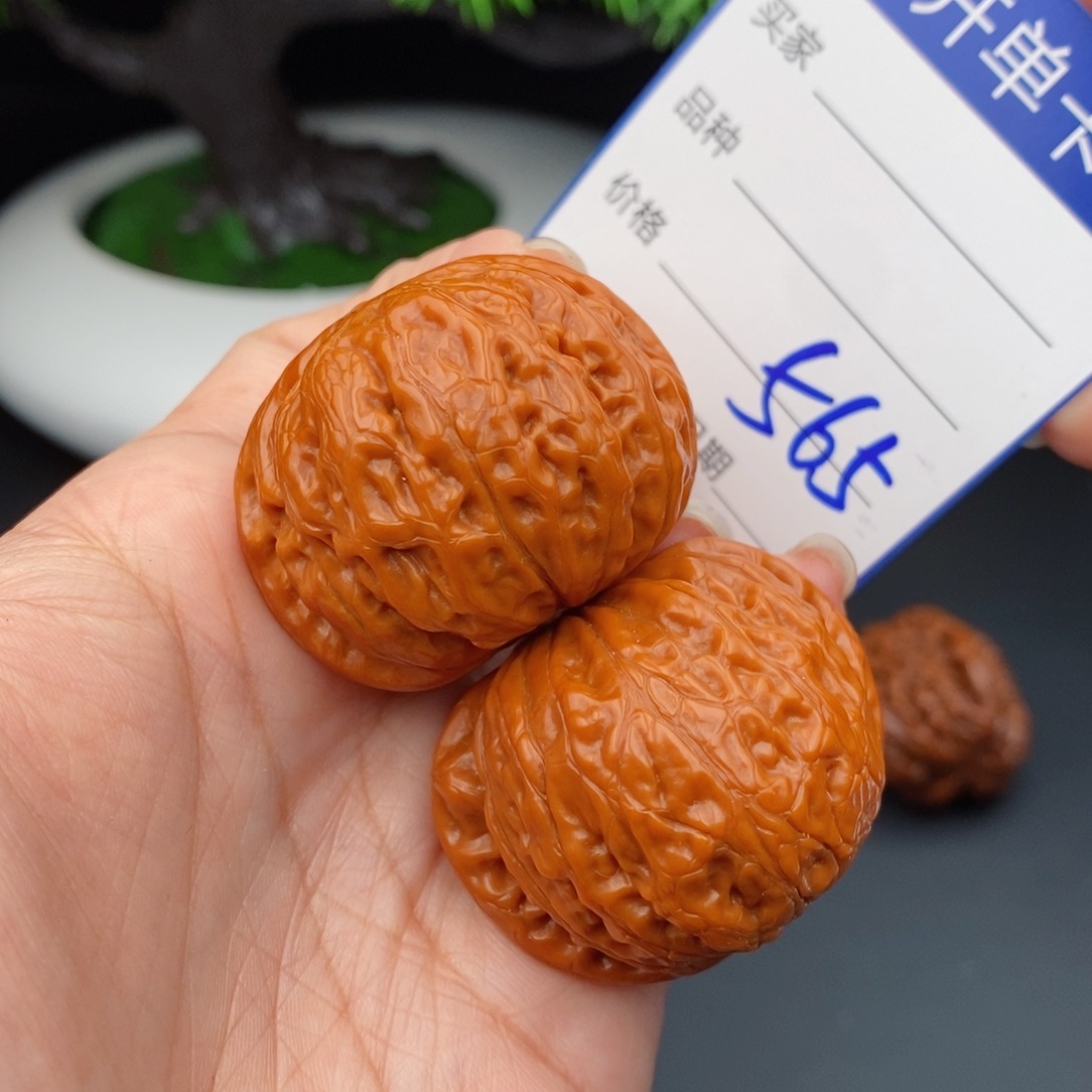 文玩核桃把件40铁锤565