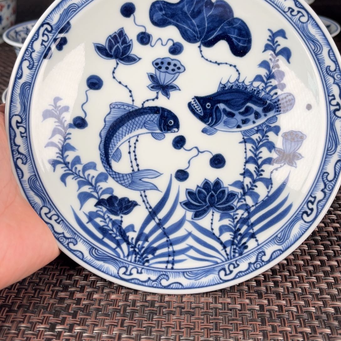 上***墙瓷片景德镇陶瓷杯子微瑕