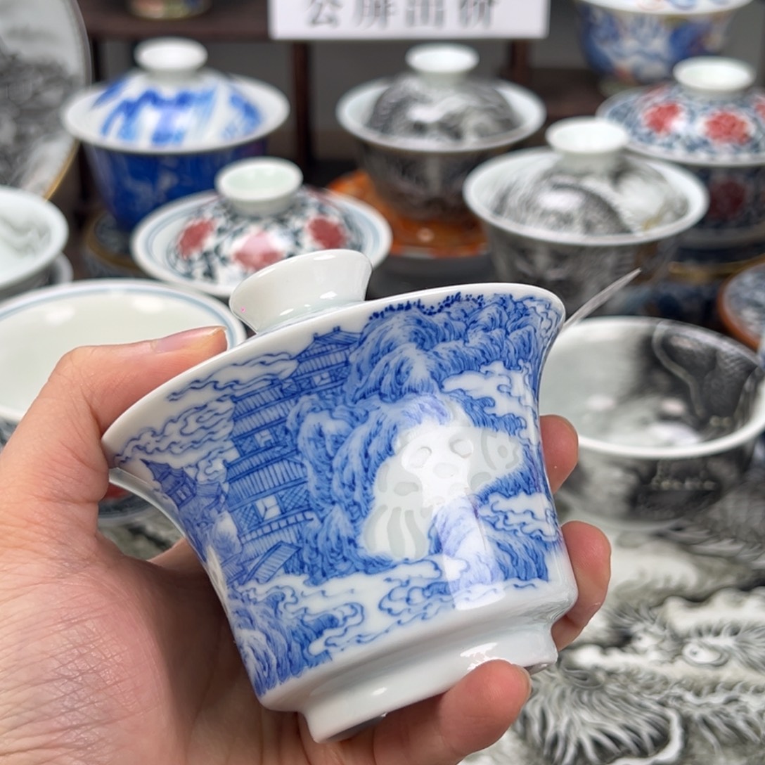 Y***.景德镇手工手绘陶瓷