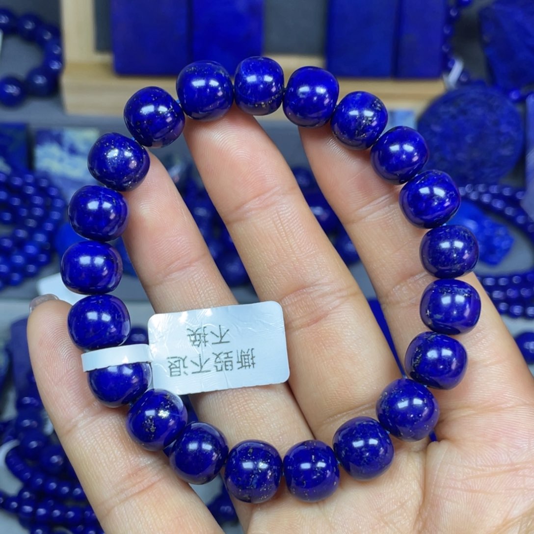 青金石10×9mm老型手串未镶嵌鞋****馆