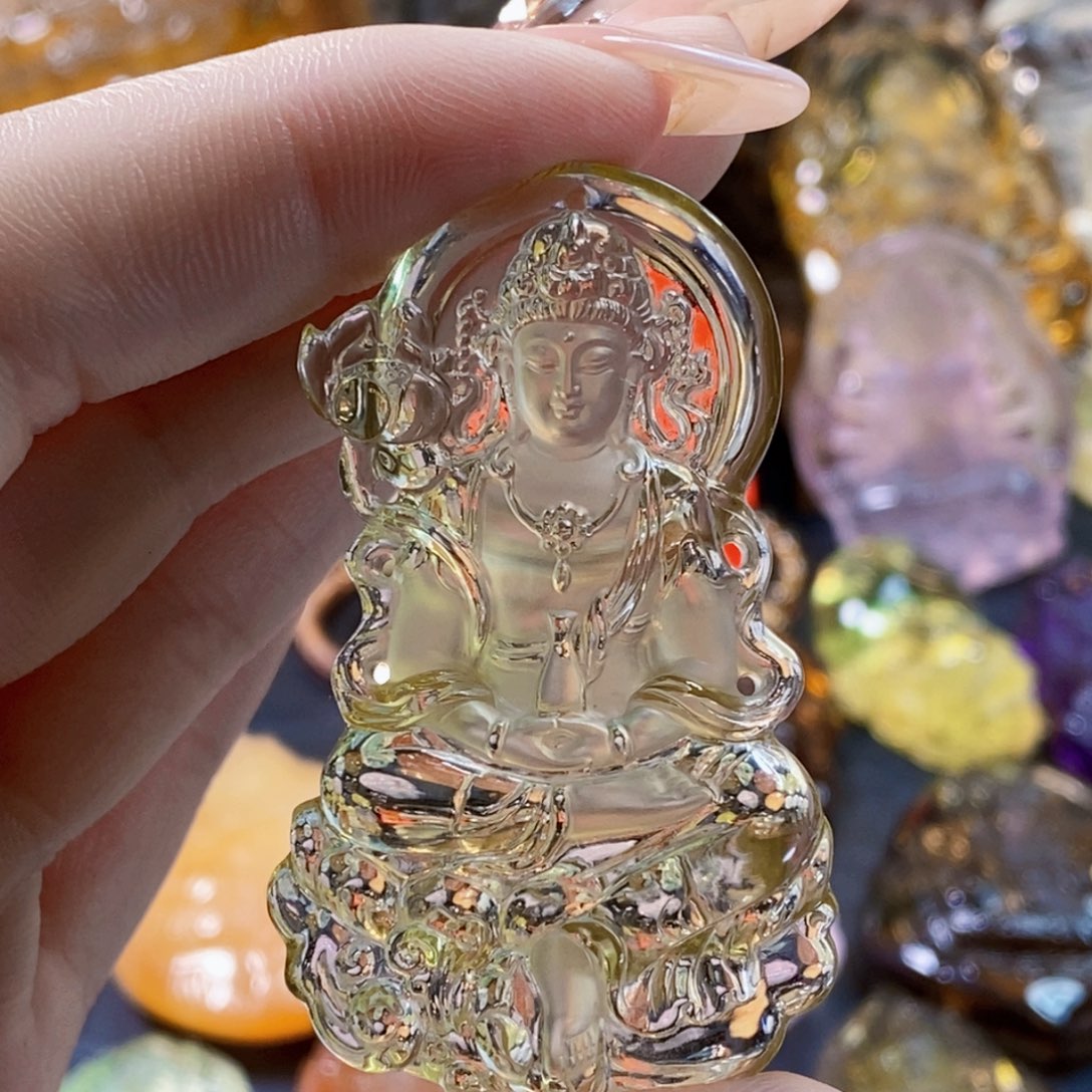 水晶颈饰未镶嵌林*吊坠