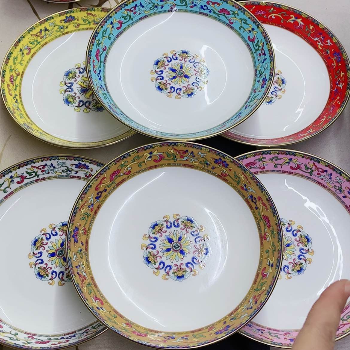 【闪购商品】珐琅7寸6个……………………
