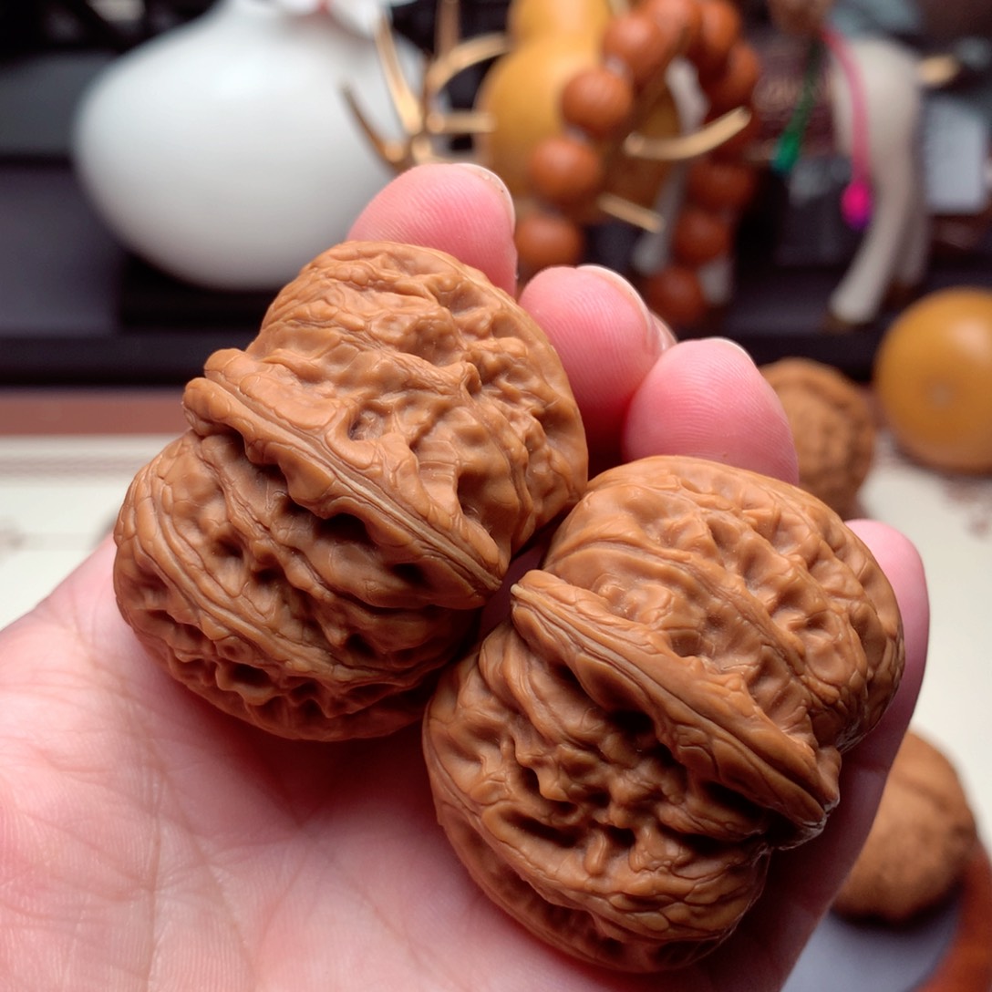 文玩核桃把件平谷元宝胖金锭子  1号