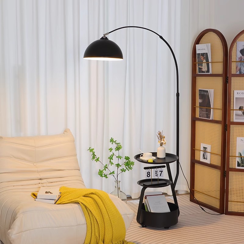 钓鱼灯落地灯客厅复古新款沙发边几氛围高级感法式中古现代台灯