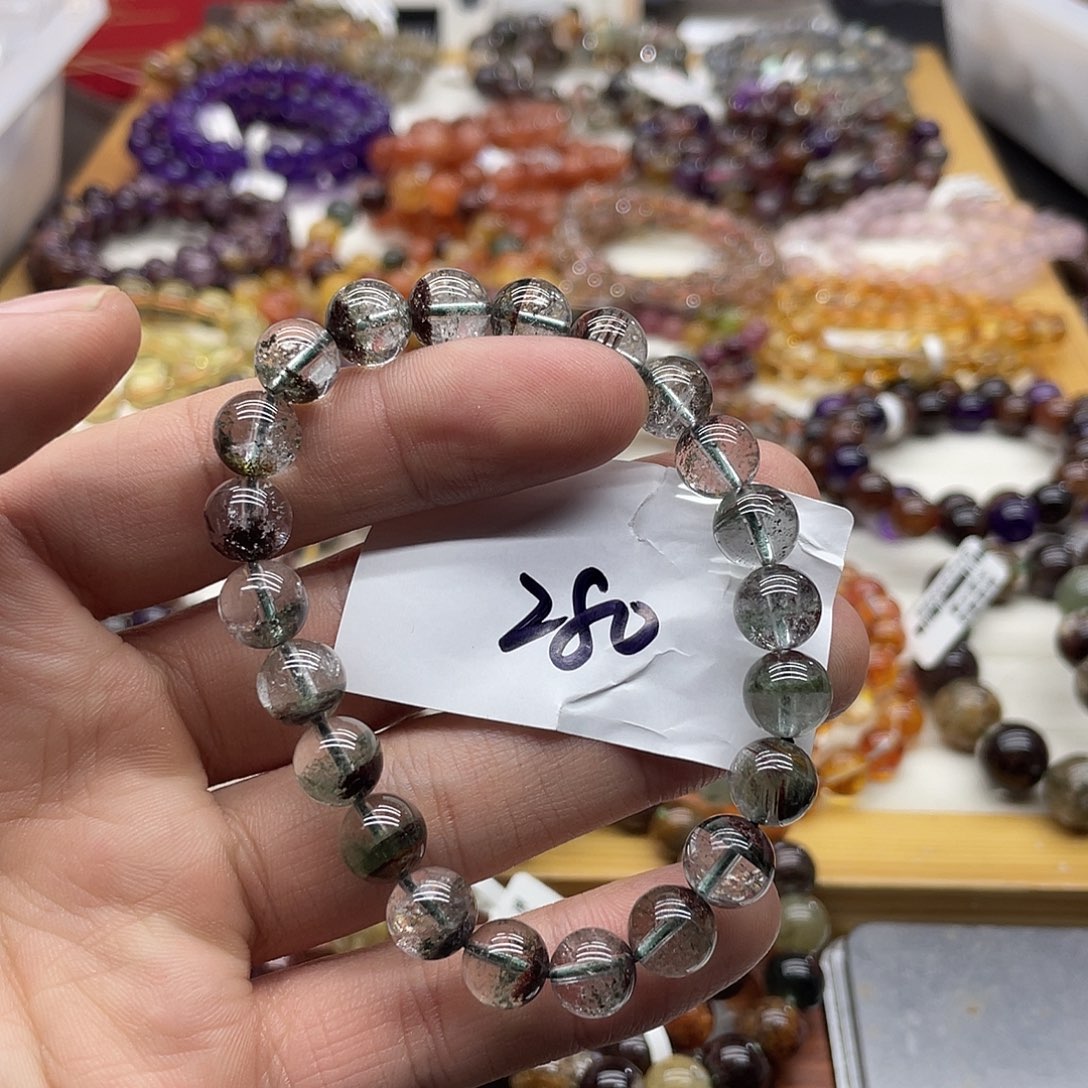 未镶嵌水晶手链天然