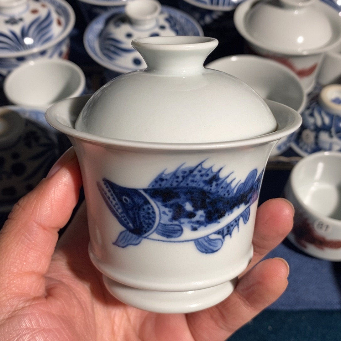 缸景德镇手工手绘茶具