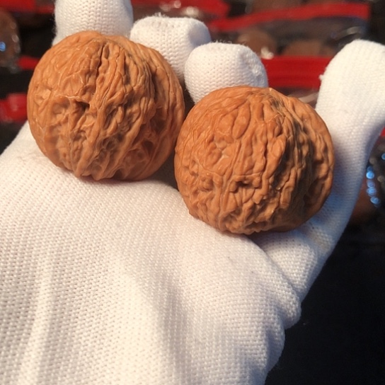 文玩核桃把件磨盘37