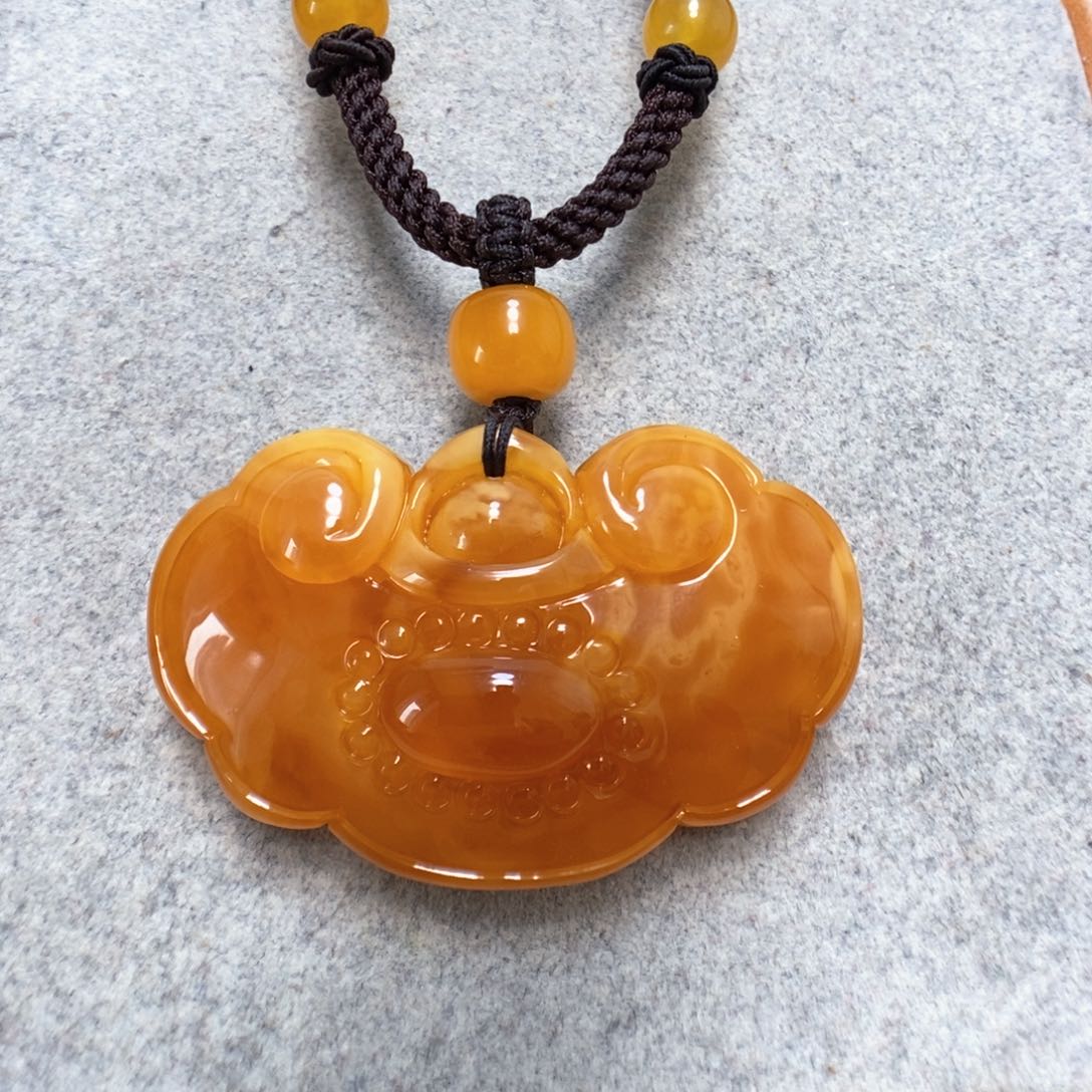 蜜蜡颈饰未镶嵌蜜蜡