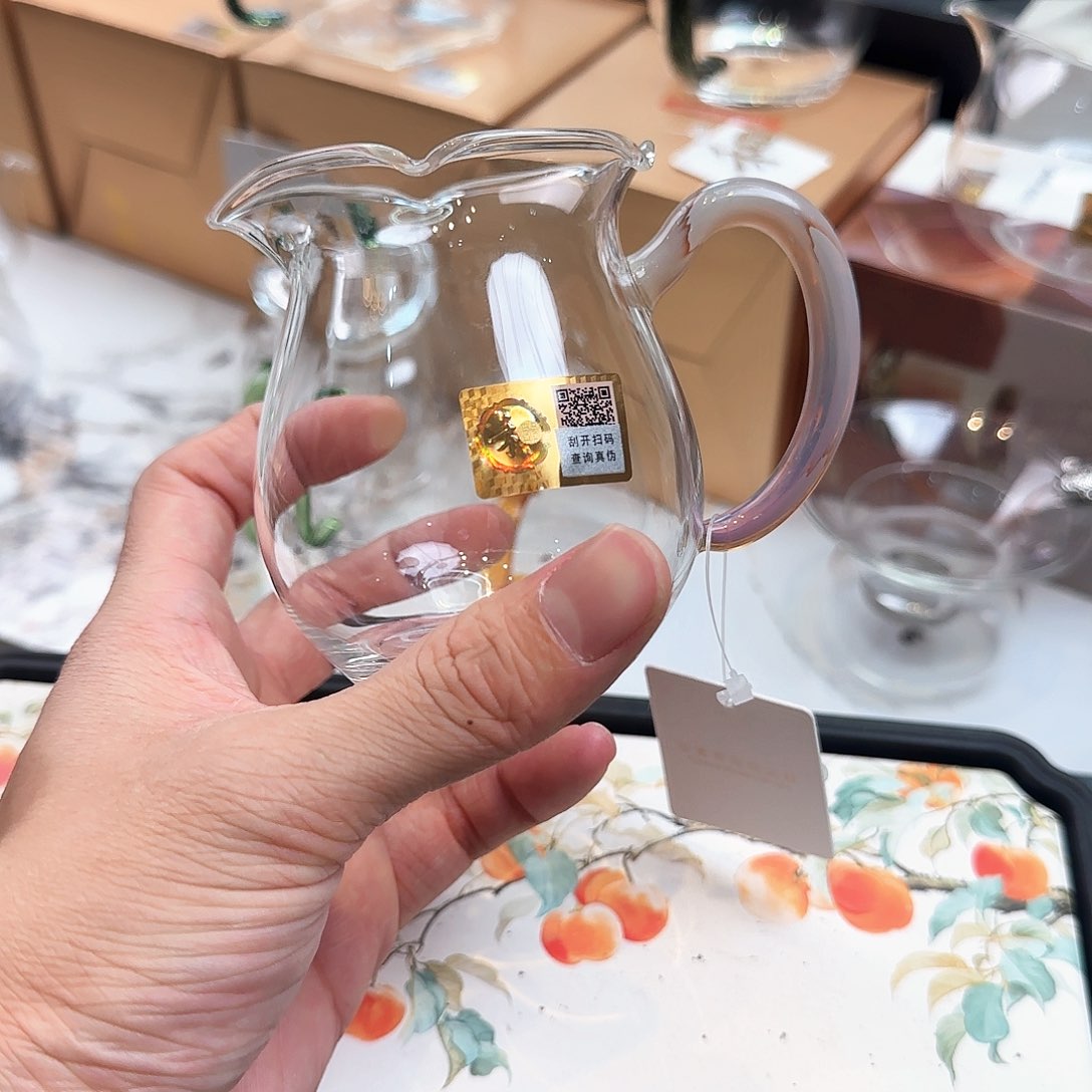 禾器粉玉华蕊公道杯