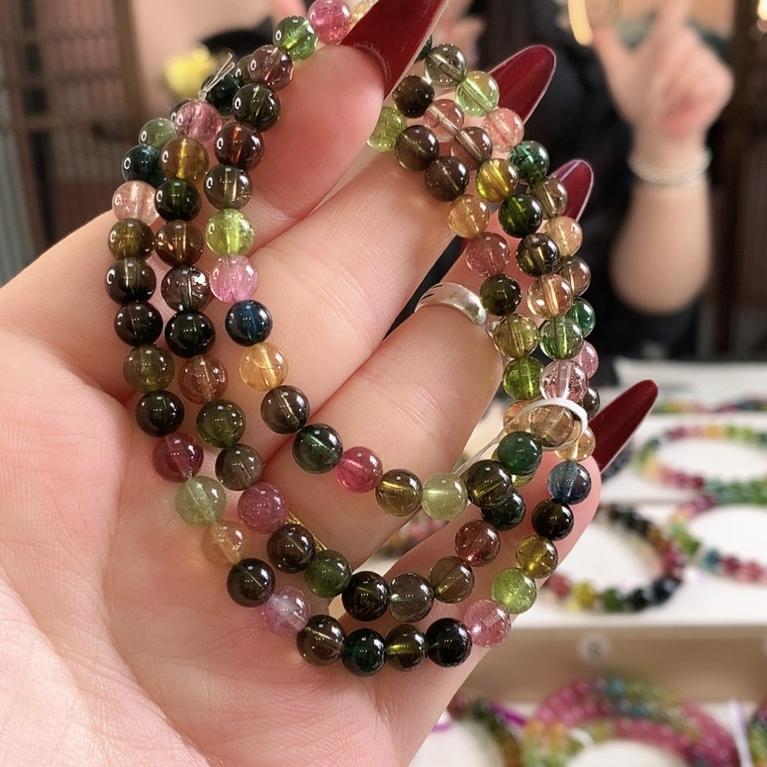 手链未镶嵌碧玺G2606三圈多样性发1