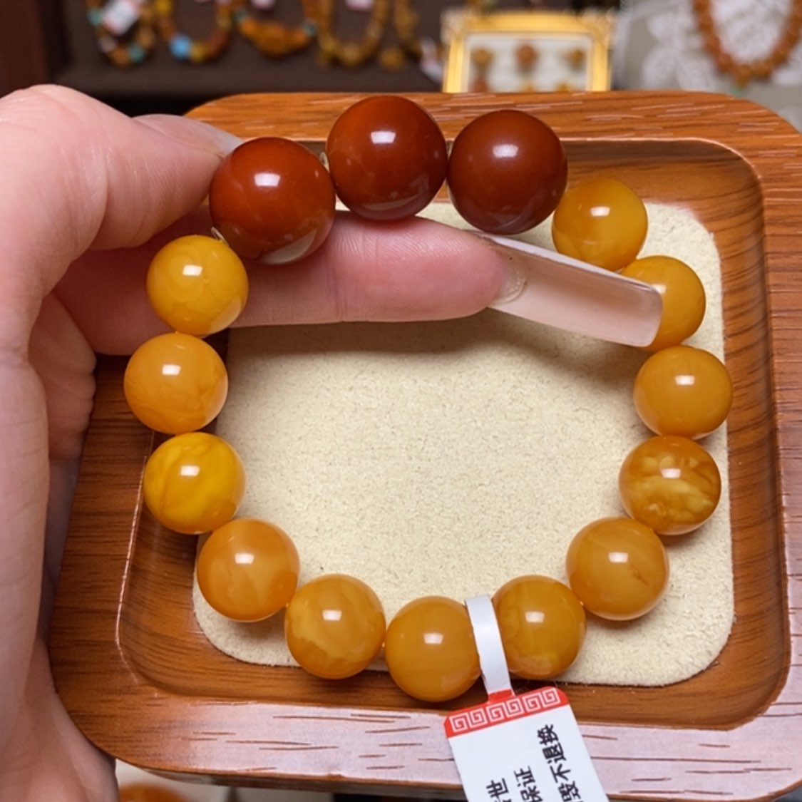 【闪购商品】手链蜜蜡未镶嵌手串