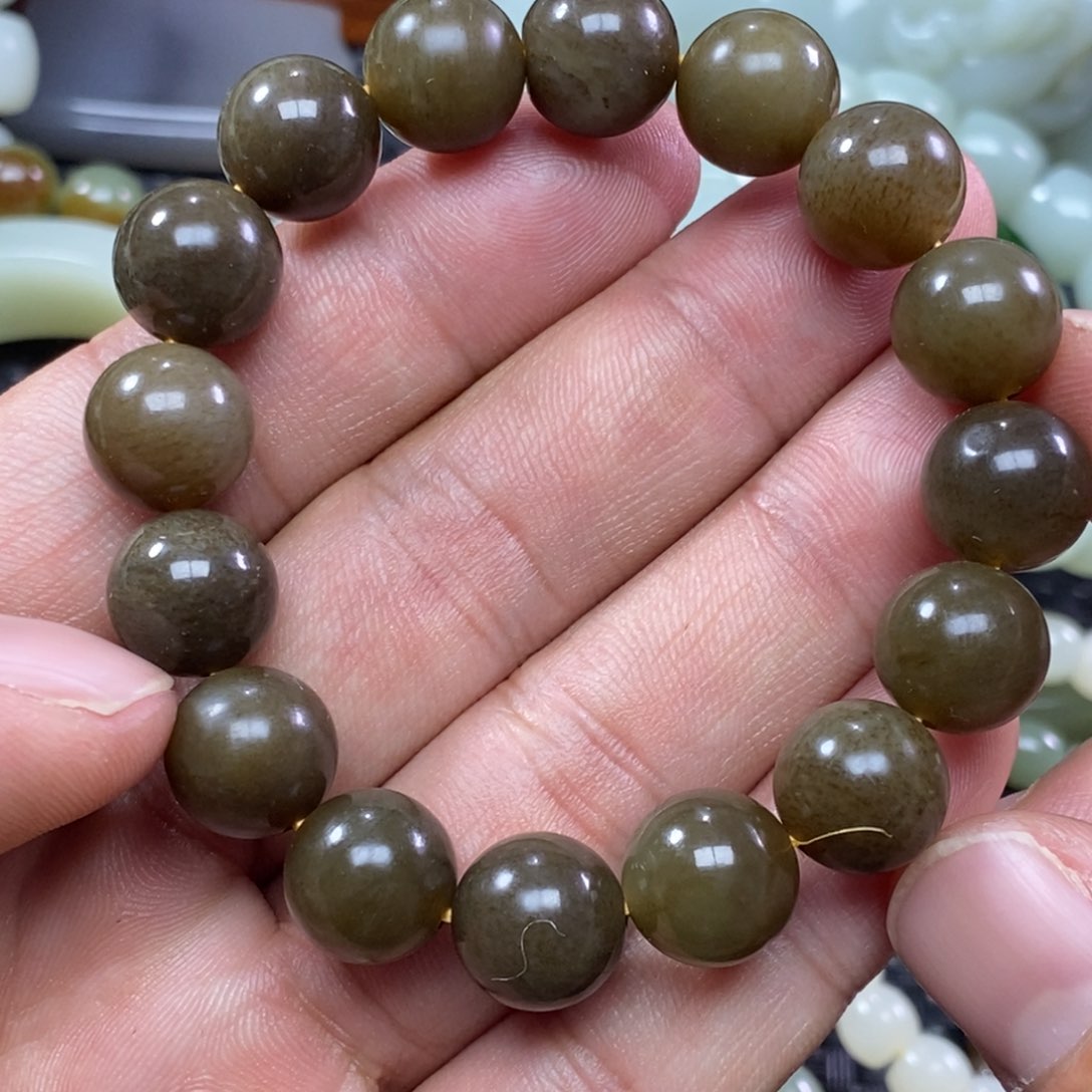 和田玉手链未镶嵌