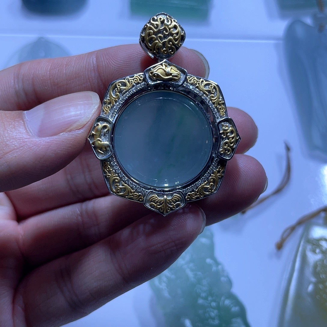 定制翡翠未镶嵌毛货