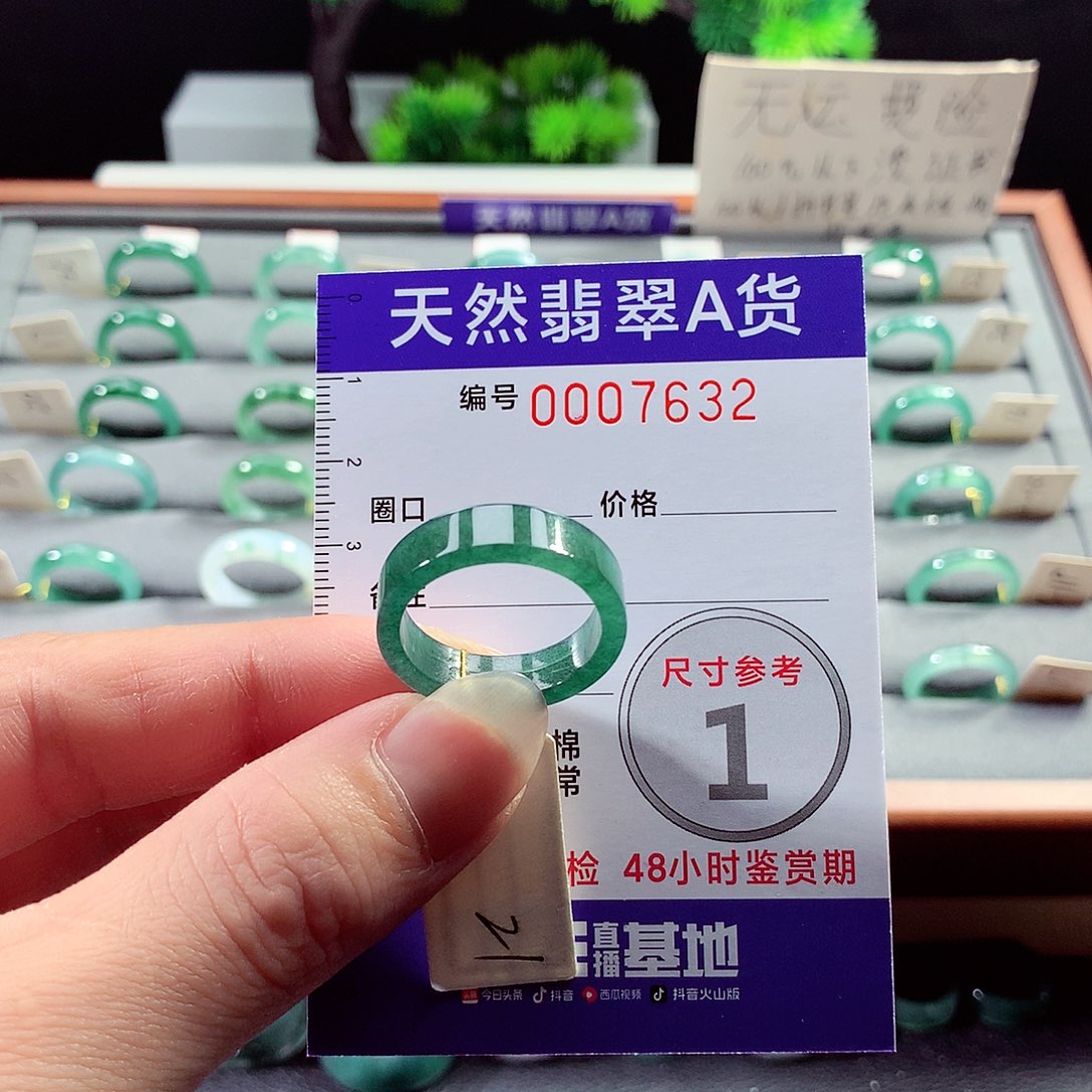 翡翠戒指未镶嵌21号