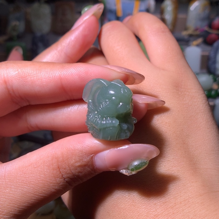 甜***圈和田玉未镶嵌颈饰