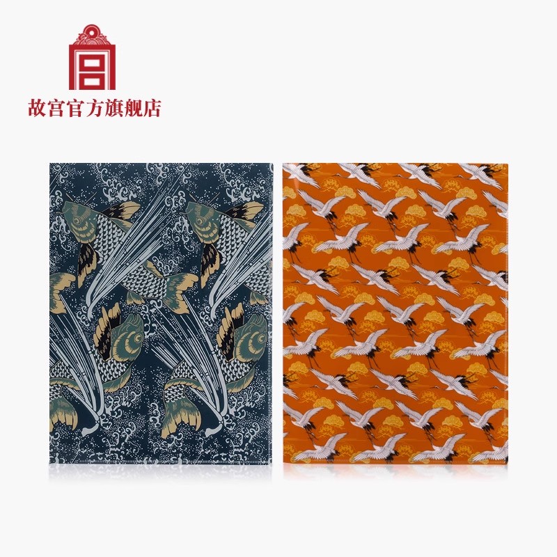 故宫 金松瑞鹤 文件夹 故宫文化官方旗舰店 故宫文创