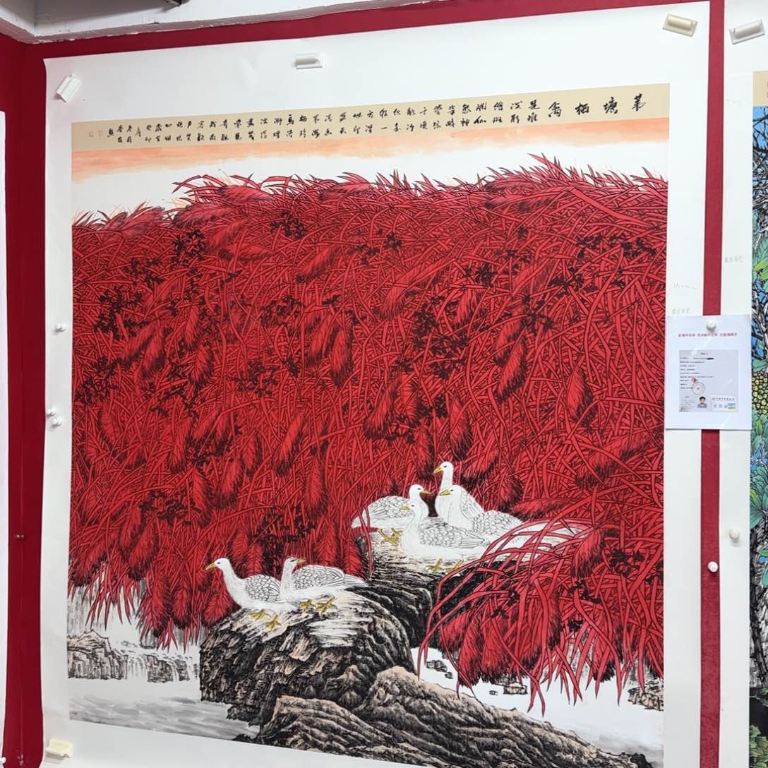 国画红****影李庆友老师经典画作