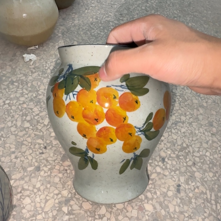 釉下彩手绘（瑕疵慎拍）249